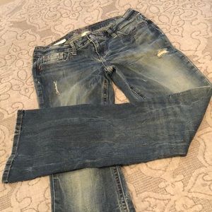 Decree Distressed Bootcut Jeans